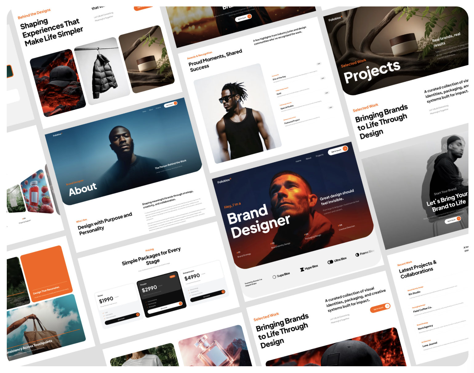 Aperçu de nos réalisations - sites web pour artisans et commerçants